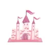 Prinsesseslot Borddekoration Lyserød