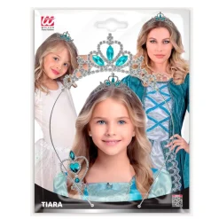 Prinsesse Tiara Sølv/Blå