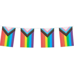 Progress Pride Flagguirlande