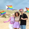 Progress Pride Flag På Pind
