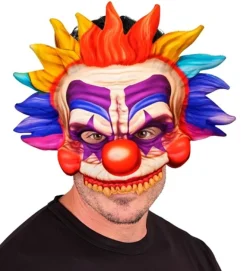 Psykopat Klovn Maske Regnbue