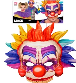 Psykopat Klovn Maske Regnbue