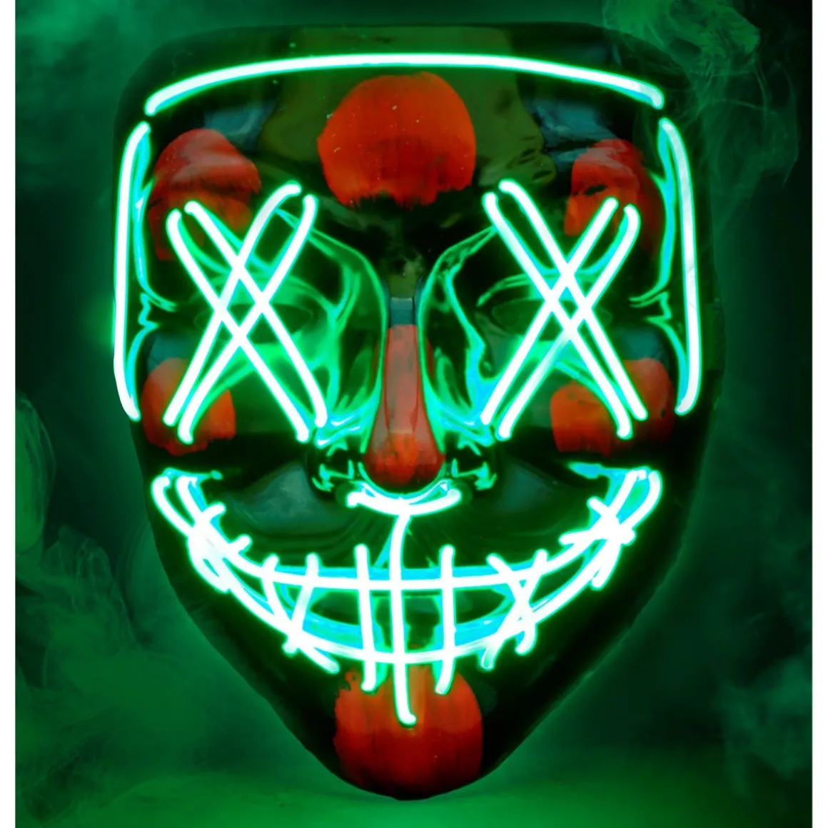 Purge LED Maske Grøn