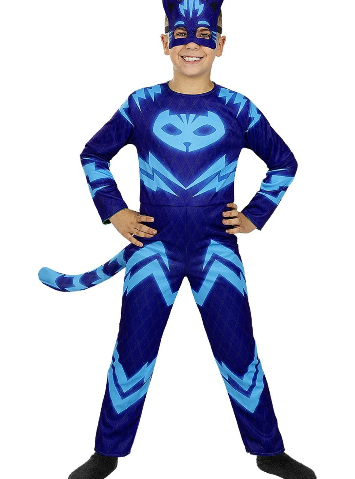 Pyjamasheltene® Kattedreng & Gekko Vendbart Kostume