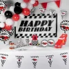 Racerbil Happy Birthday Folieballon