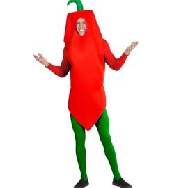 Rød Chili Peber Kostume