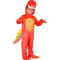 Rød Dinosaur Børnekostume
