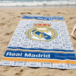 Real Madrid® Strandhåndklæde Blå