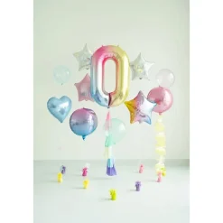 Regnbue Tal Folieballon 86 cm