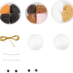 Rensdyr & Snemand Julekugler, DIY