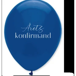 Årets Konfirmand Balloner Royalblå