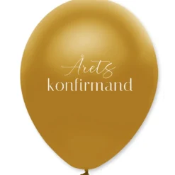 Årets Konfirmand Balloner Guld