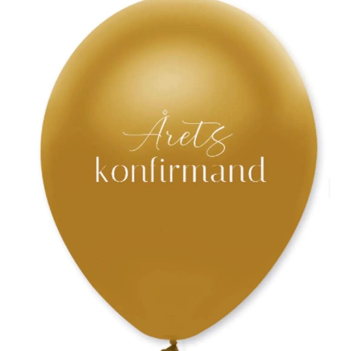 Årets Konfirmand Balloner Guld