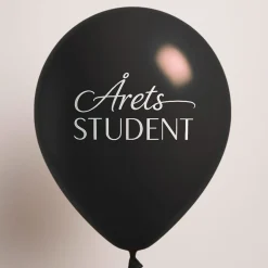 Årets Student Balloner Sort