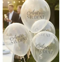 Årets Student Balloner Transparent