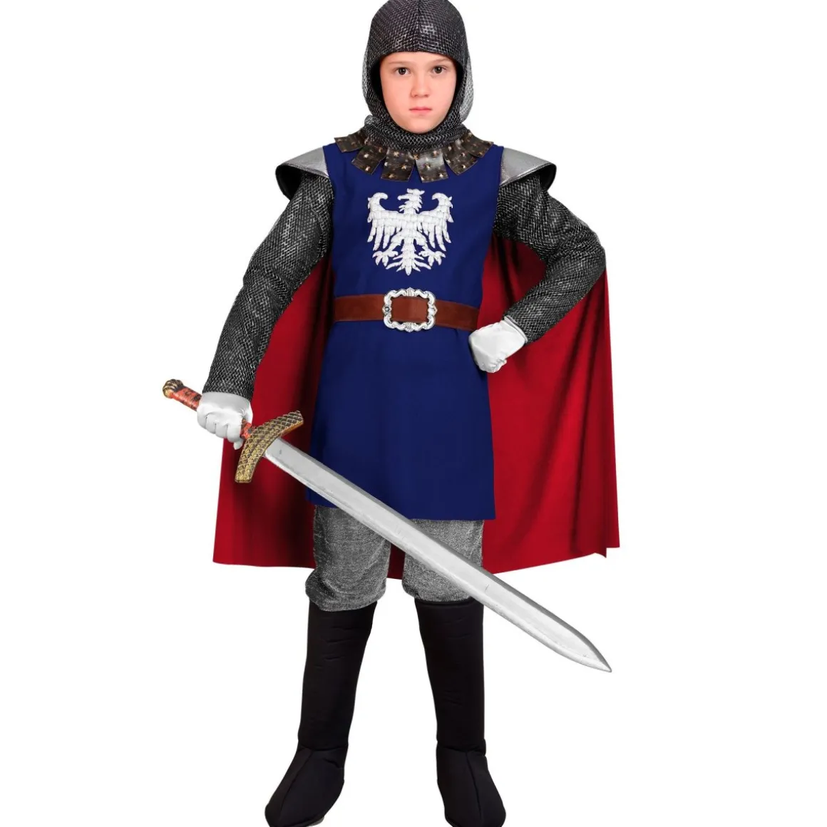 Ridder Børnekostume Blå