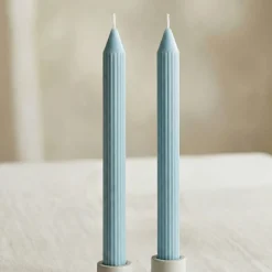 Riflet Stagelys Blå Pastel