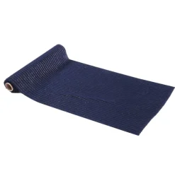 Riflet Velour Bordløber Blå