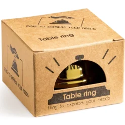 Ring For Money Receptionsklokke Guld