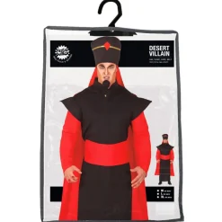 Ørken Troldmand Kostume Sort/Rød