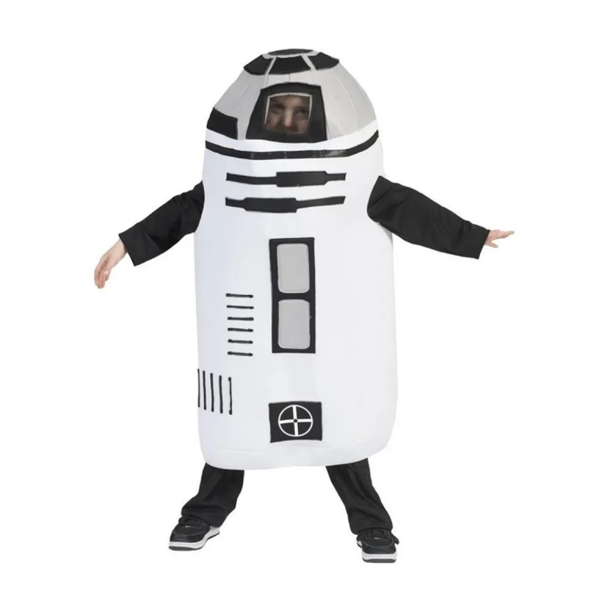 Robot Børnekostume Hvid