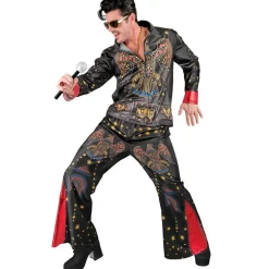 Rock'n'Roll Konge Kostume Sort