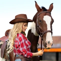 Rodeo Cowboy Hat Brun