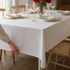 Romantisk Hjerte Dug Elfenben