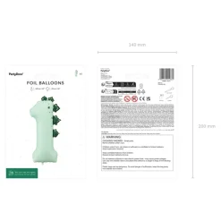 1-Års Dinosaur Tal Folieballon