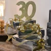 18 Års Bordtal Figur Guld