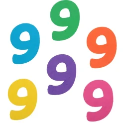 9 Års Fødselsdag Bordpynt Multi
