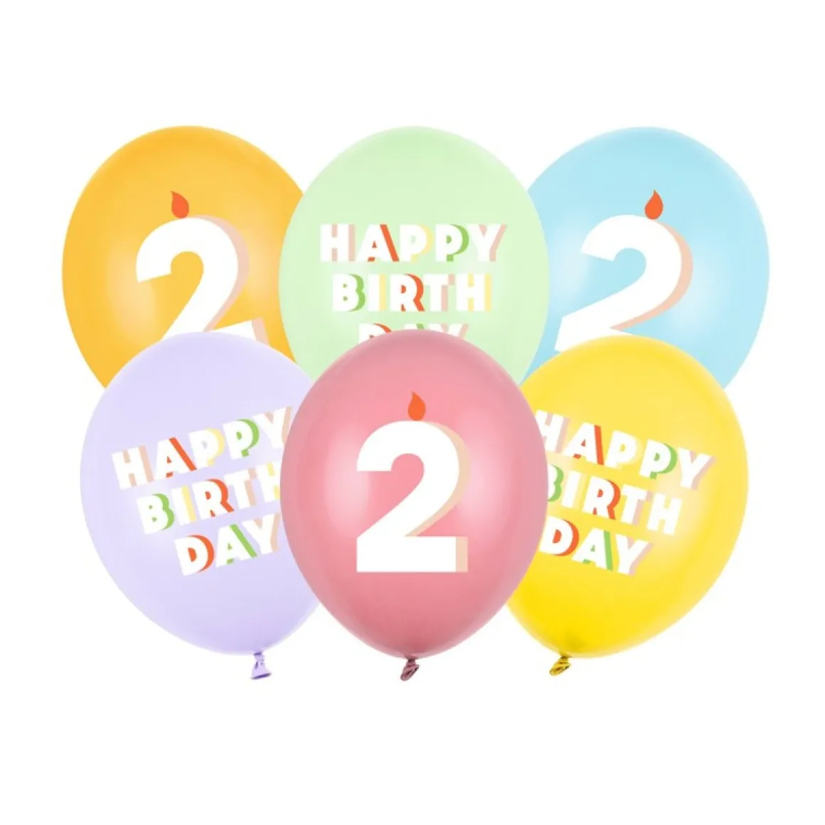 2 Års Fødselsdag Latexballoner
