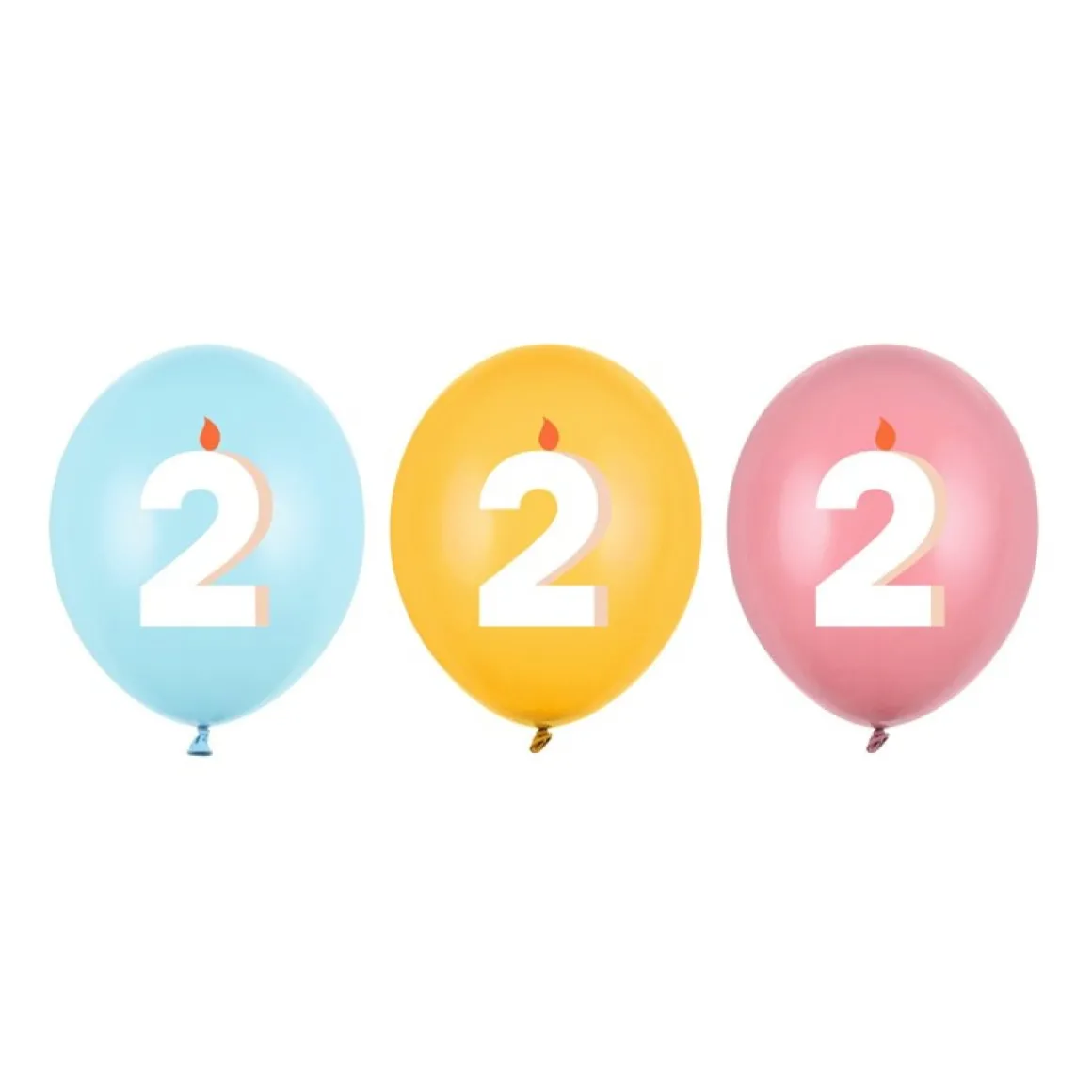 2 Års Fødselsdag Latexballoner