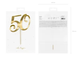50 Års Kagetopper Guld