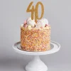 40 Års Kagetopper Guld