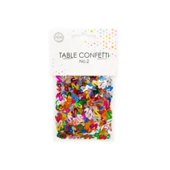 2 Års Konfetti Multifarvet