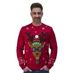Rudolf LED Julesweater