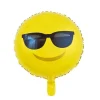 Rund Emoji Solbriller Folieballon