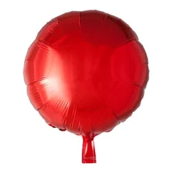 Rund Folieballon Rød
