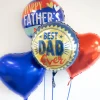 Rund Happy Fathers Day Folieballon