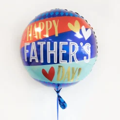 Rund Happy Fathers Day Folieballon