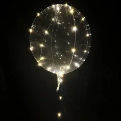 Rund LED Ballon Hvid
