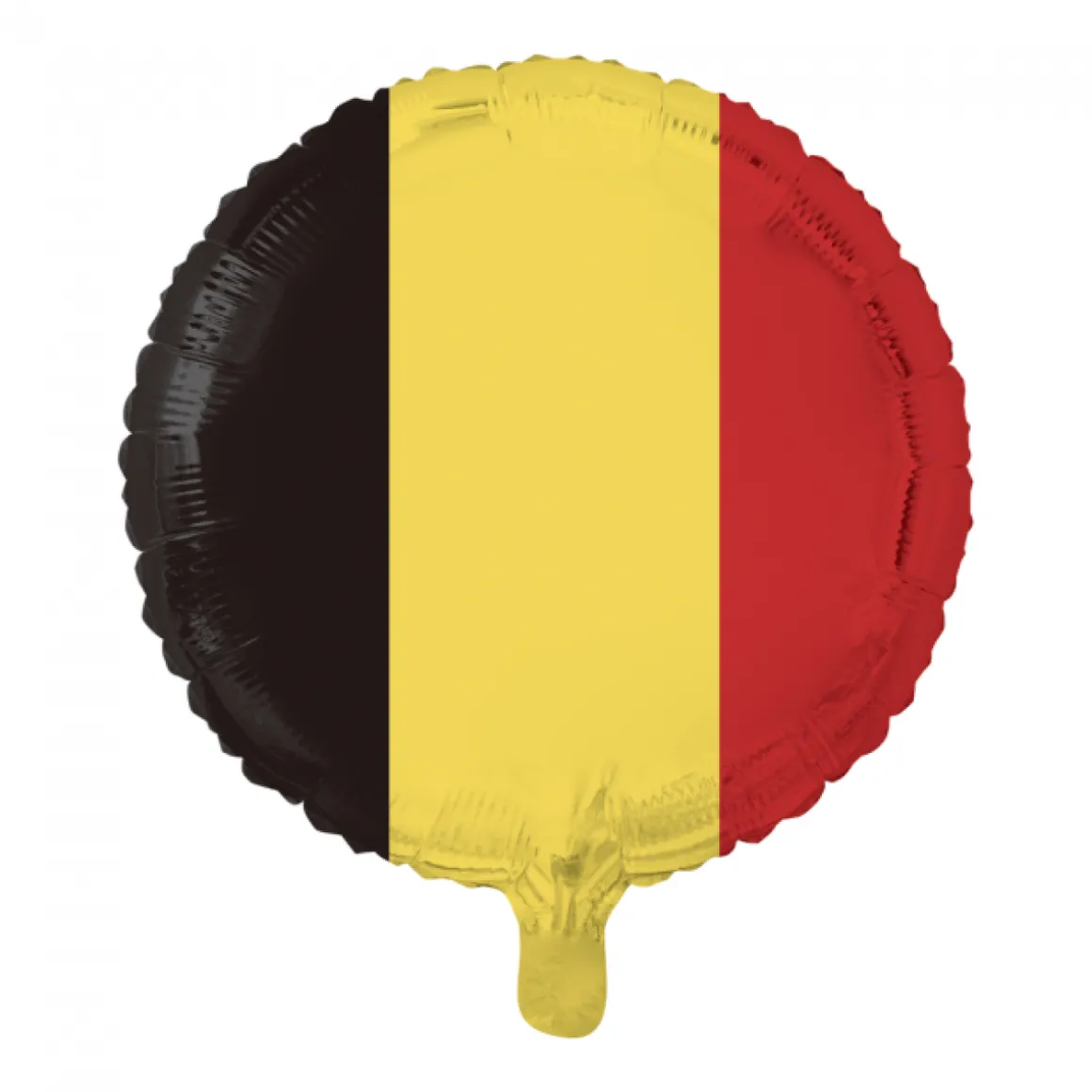 Rund Belgien Flag Folieballon