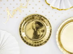 Runde Tallerkener Guld