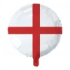 Rund England Flag Folieballon