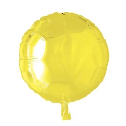 Rund Folieballon Gul