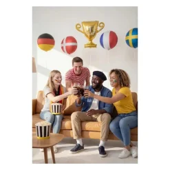 Rund Tyskland Flag Folieballon
