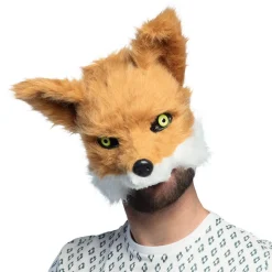 Ræv Halvmaske Med Plys