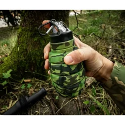 Sammenklappelig Vandflaske Militærgrøn