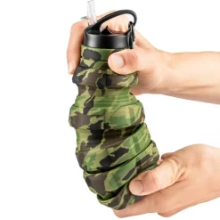 Sammenklappelig Vandflaske Militærgrøn